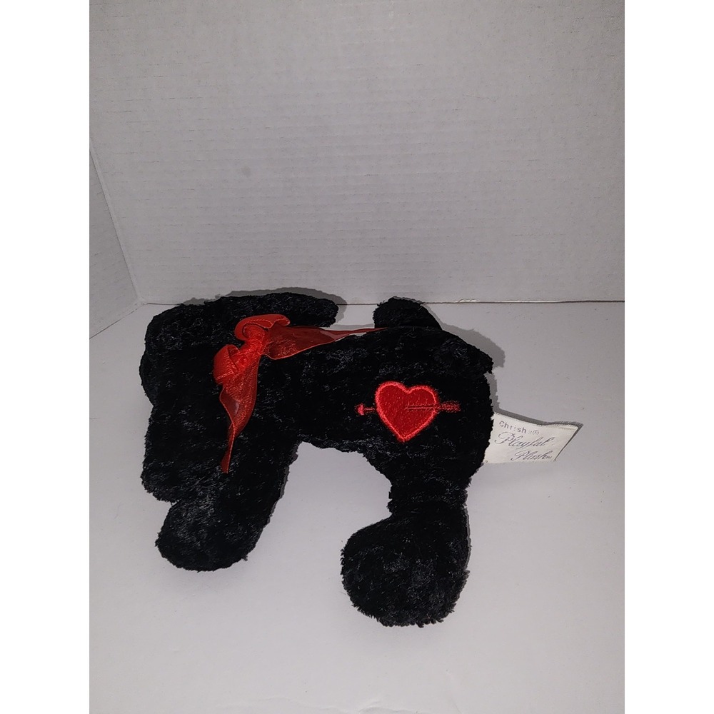 Chrisha Playful Plush‎ 1988 Valentine's Love Puppy Dog
